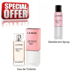 La Rive Queen of Life - Aktions-Set, Eau de Parfum, Deodorant