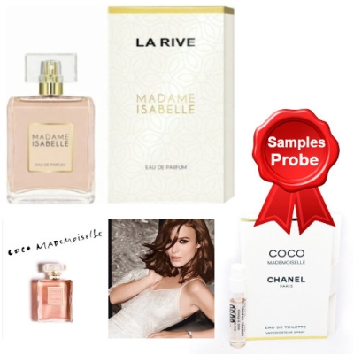 La Rive Madame Isabelle - Eau de Parfum 100 ml, Probe Chanel Coco Mademoiselle EDP 2 ml