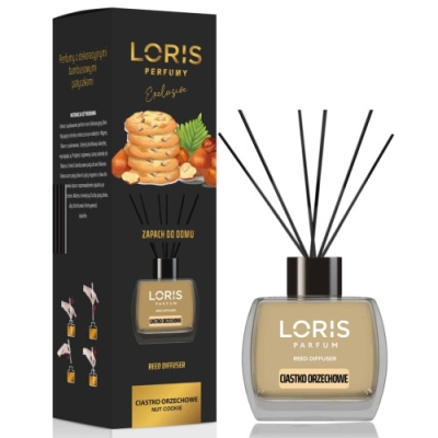 Loris Nut Cookie - Raumduft, Aroma Diffusor mit Stabchen 120 ml