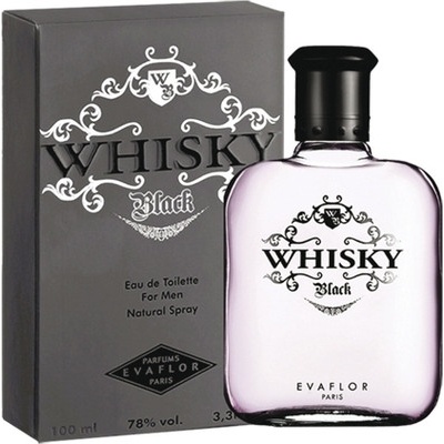 Evaflor Whisky Black - Eau de Toilette fur Herren 100 ml