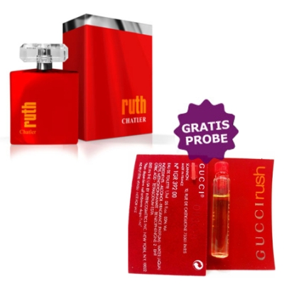 Chatler Ruth - Eau de Parfum 100 ml, Probe Gucci Rush