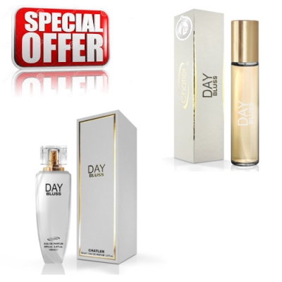 Chatler Day Women - Aktions-Set, Eau de Parfum 100 ml + Eau de Parfum 30 ml