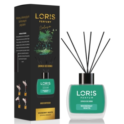 Loris Frühlingsbrise - Raumduft, Aroma Diffusor mit Stabchen 120 ml