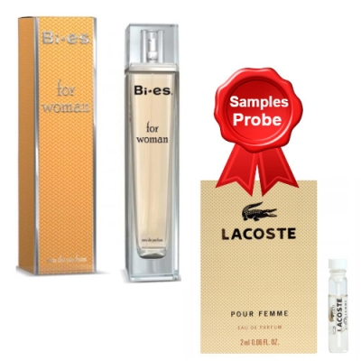 Bi-Es For Woman - Eau de Parfum 100 ml, Probe Lacoste Pour Femme