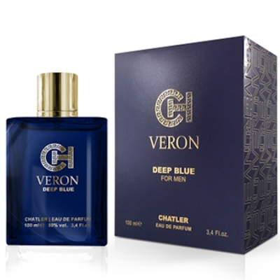 Chatler Veron Deep Blue - Eau de Parfum 100 ml, Probe Versace Dylan Blue Homme