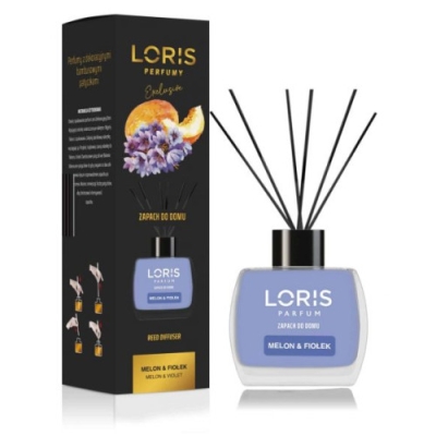 Loris Melone & Veilchen - Raumduft, Aroma Diffusor mit Stabchen 120 ml