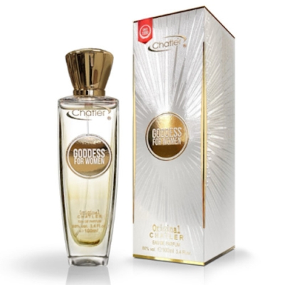 Chatler Goddes - Eau de Parfum fur Damen 100 ml, Probe Jean Paul Gaultier Divine EDP 1,5 ml