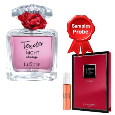 Luxure Tender Cherry Night - Eau de Parfum 100 ml, Probe Lancome Tresor La Nuit Intense