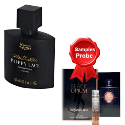 Lamis Poppy Lace - Eau de Parfum 100 ml, Probe Yves Saint Laurent Opium Black