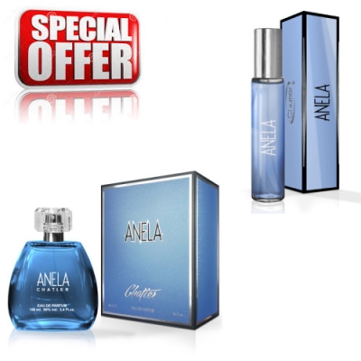 Chatler Anela - Aktions-Set, Eau de Parfum 100 ml + Eau de Parfum 30 ml