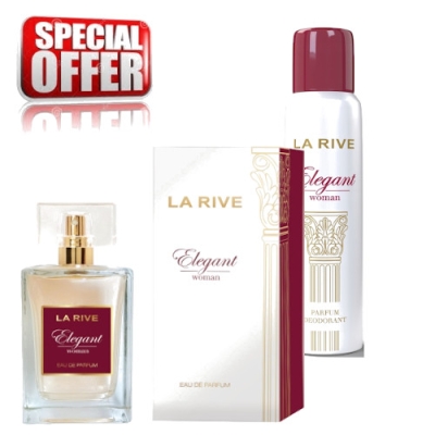 La Rive Elegant Woman - Aktions-Set, Eau de Parfum 100 ml, Deodorant 150 ml