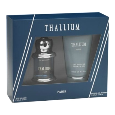 Paris Bleu Thallium - Set fur Herren, Eau de Toilette, Duschgel