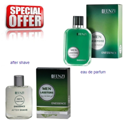 JFenzi Lasstore Enessence Men - Aktions Set, Eau de Parfum, Aftershave