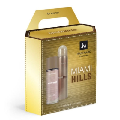 Jean Marc Miami Hills - Set, Eau de Toilette, Deodorant