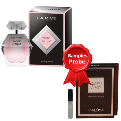 La Rive Taste of Kiss - Eau de Parfum 100 ml, Probe Lancome Tresor La Nuit